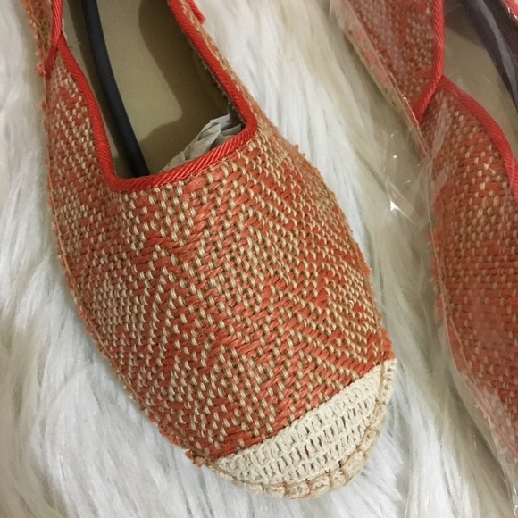 Anthropologie Gee Wawa Orange Pixie Espadrille - Picture 7 of 8